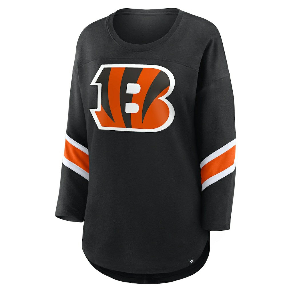 Cincinnati Bengals Women's Redzone 3/4-Sleeve T-Shirt Black | Fanatics