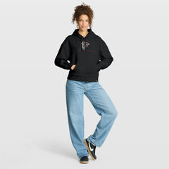 Atlanta Falcons Women's Eligible Receiver Legacy Pullover Hoodie Black | Fanatics