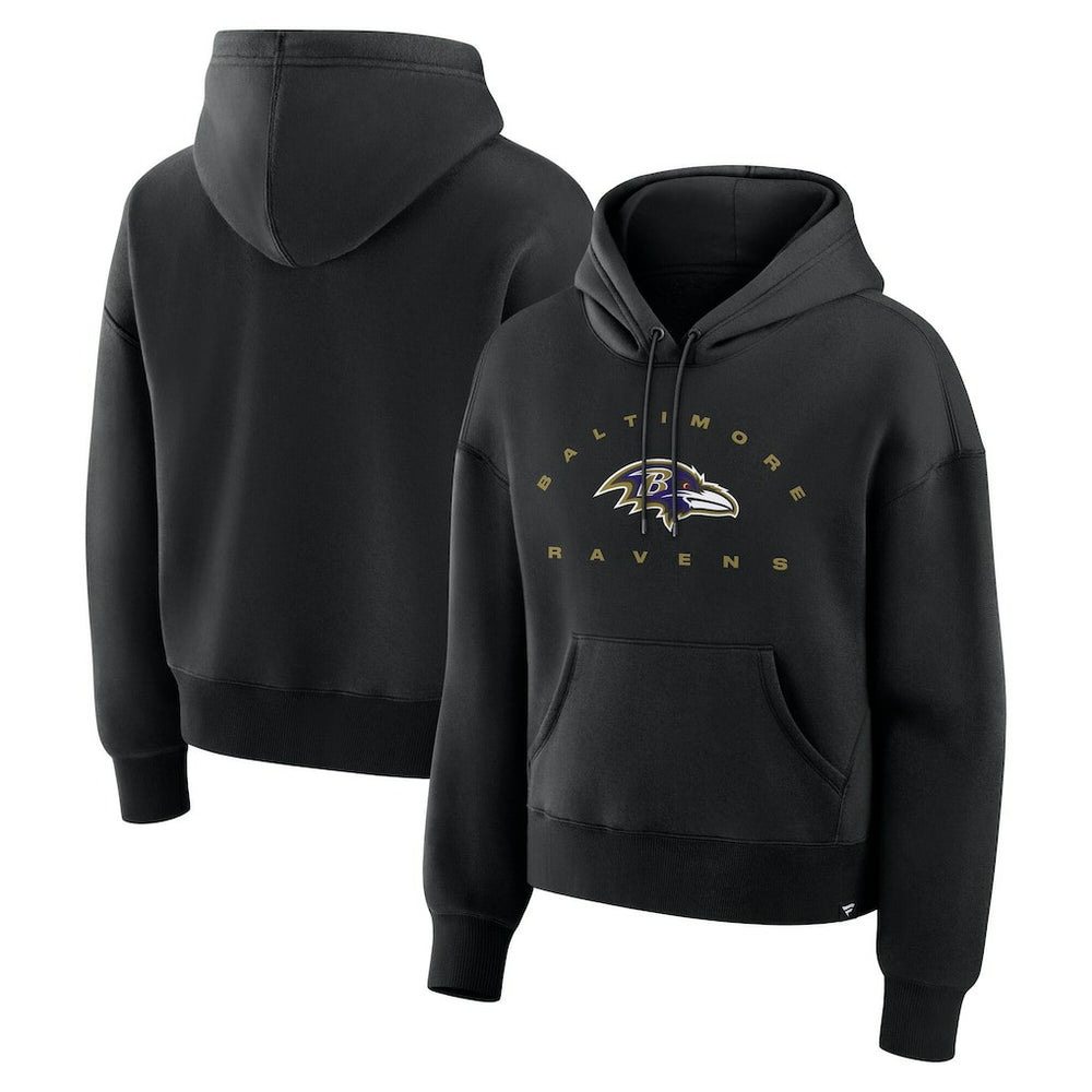 Baltimore Ravens Women's Eligible Receiver Legacy Pullover Hoodie Black | Fanatics