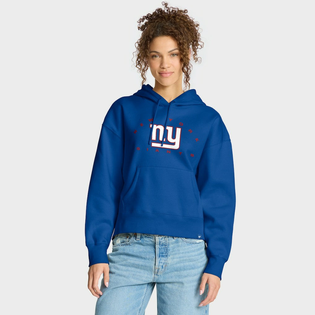 New York Giants Women's Eligible Receiver Legacy Pullover Hoodie Royal | Fanatics