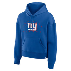 New York Giants Women's Eligible Receiver Legacy Pullover Hoodie Royal | Fanatics