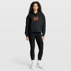 Cincinnati Bengals Women's Eligible Receiver Legacy Pullover Hoodie Black | Fanatics