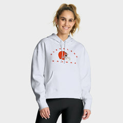 Cleveland Browns Women's Eligible Receiver Legacy Pullover Hoodie White | Fanatics