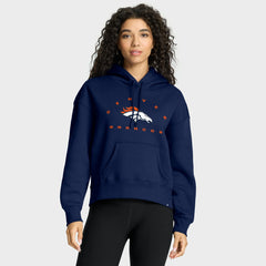 Denver Broncos Women's Eligible Receiver Legacy Pullover Hoodie Navy | Fanatics