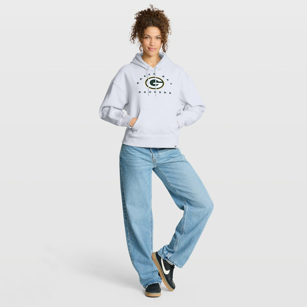 Green Bay Packers Women's Eligible Receiver Legacy Pullover Hoodie White | Fanatics