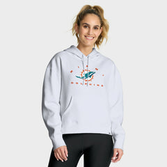 Miami Dolphins Women's Eligible Receiver Legacy Pullover Hoodie White | Fanatics