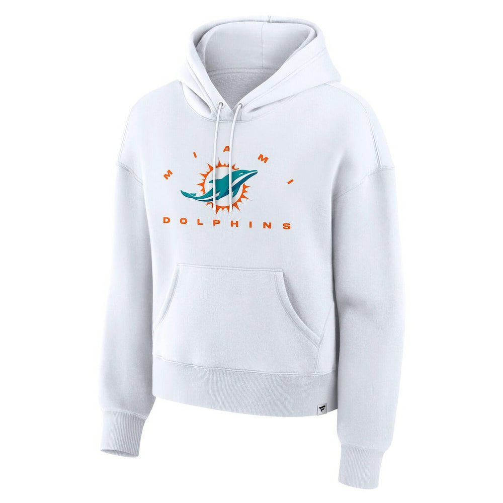 Miami Dolphins Women's Eligible Receiver Legacy Pullover Hoodie White | Fanatics