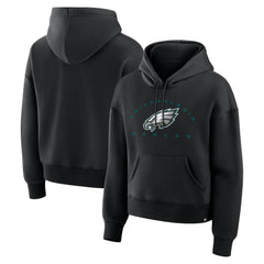 Philadelphia Eagles Women's Eligible Receiver Legacy Pullover Hoodie Black | Fanatics