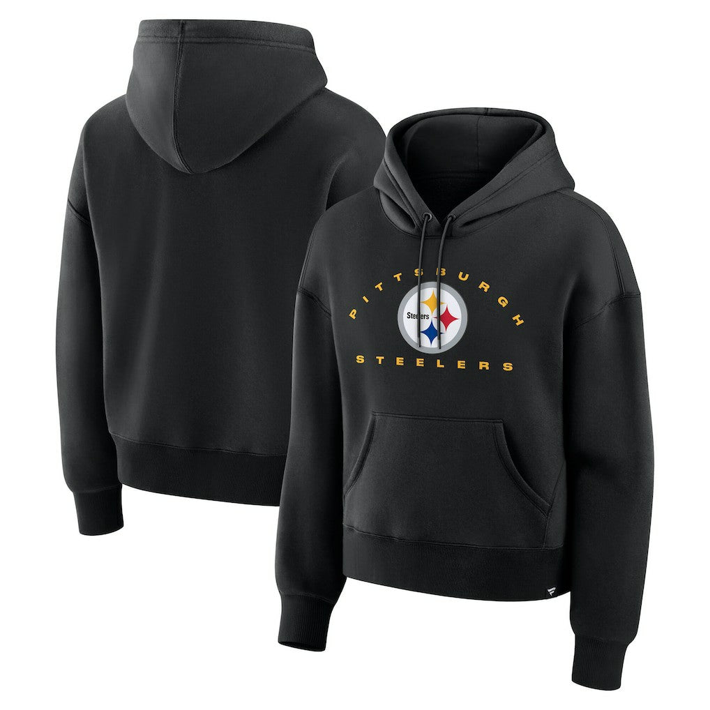 Pittsburgh Steelers Women's Eligible Receiver Legacy Pullover Hoodie Black | Fanatics