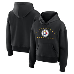 Pittsburgh Steelers Women's Eligible Receiver Legacy Pullover Hoodie Black | Fanatics