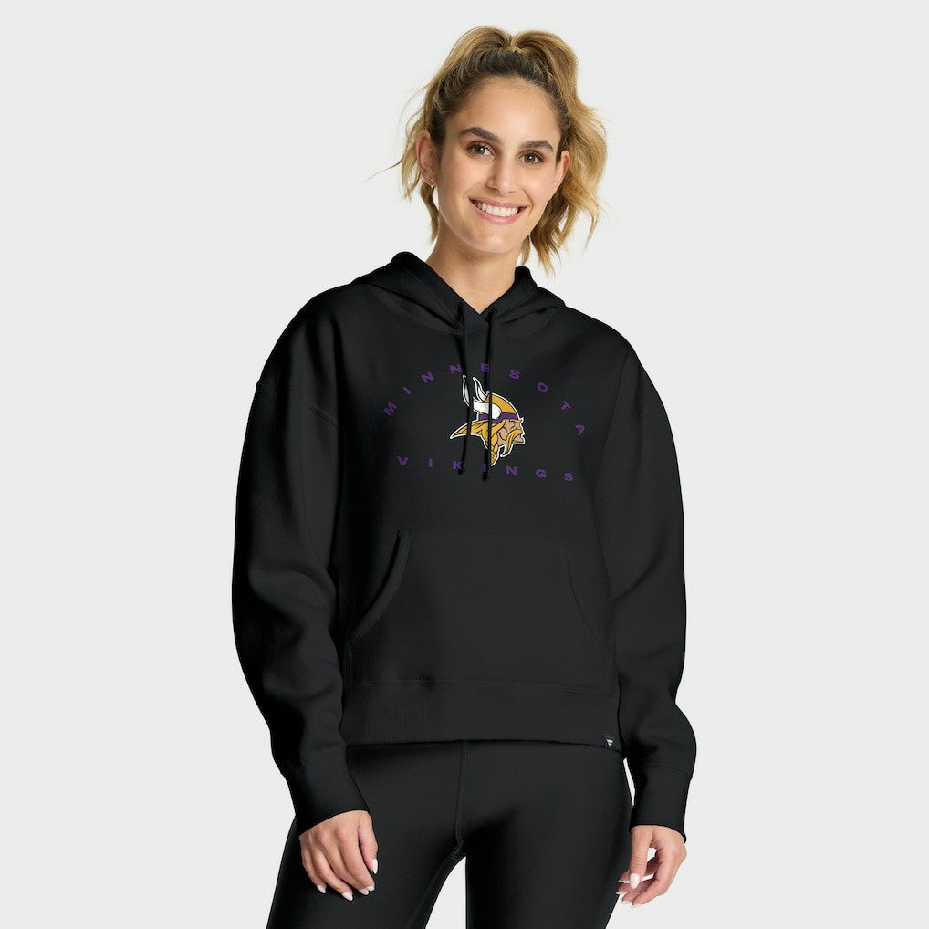 Minnesota Vikings Women's Eligible Receiver Legacy Pullover Hoodie Black | Fanatics