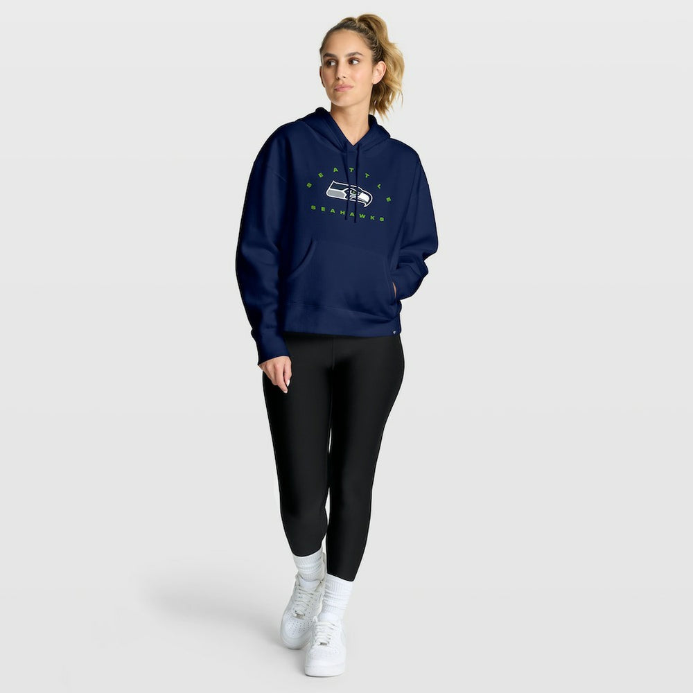 Seattle Seahawks Women's Eligible Receiver Legacy Pullover Hoodie College Navy | Fanatics
