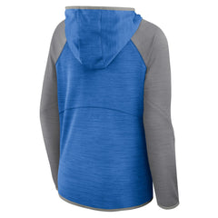 Detroit Lions Women's Redzone End Around Pass Raglan Full-Zip Hoodie Blue/Gray | Fanatics