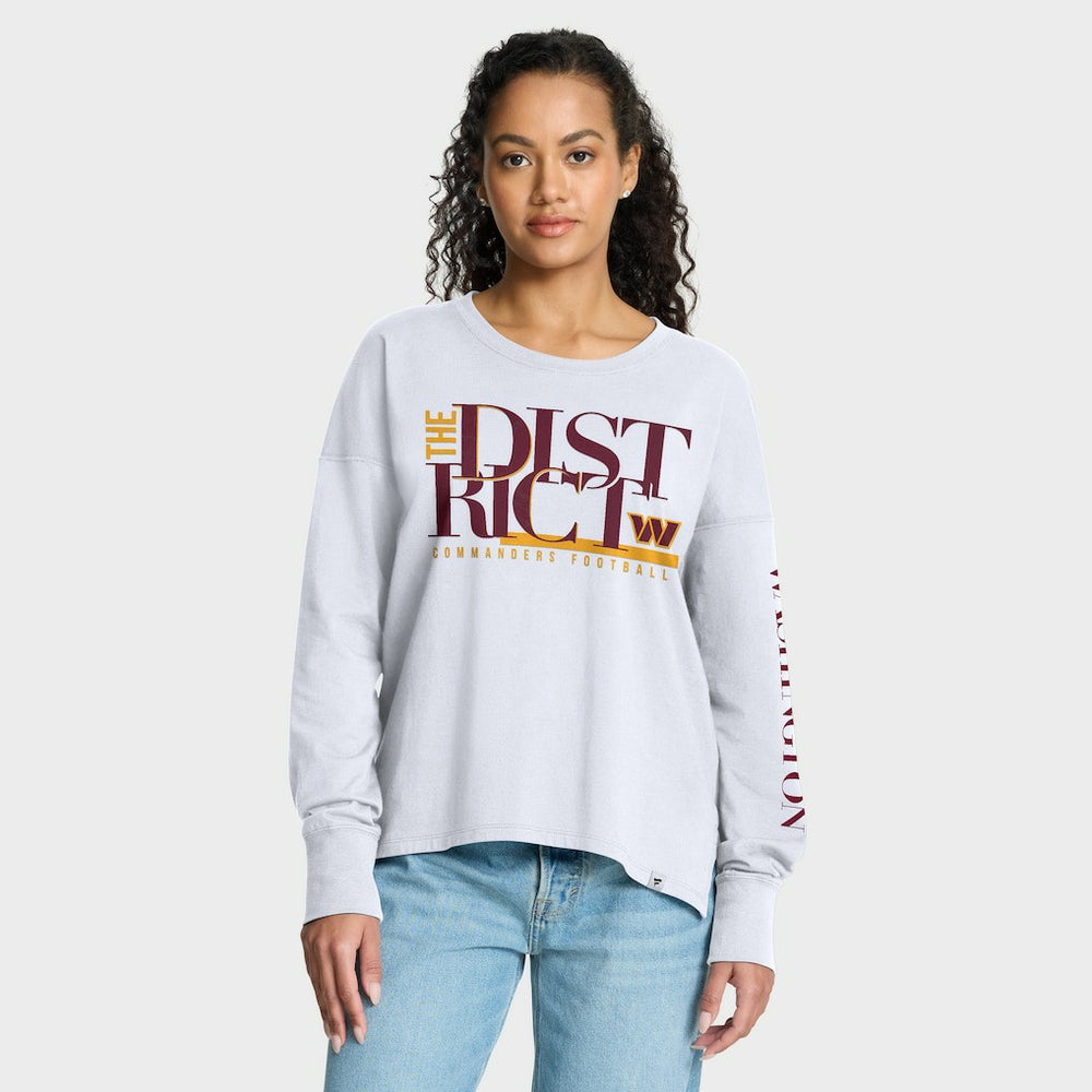 Washington Commanders Women's Hometown Legacy Long Sleeve T-Shirt White | Fanatics