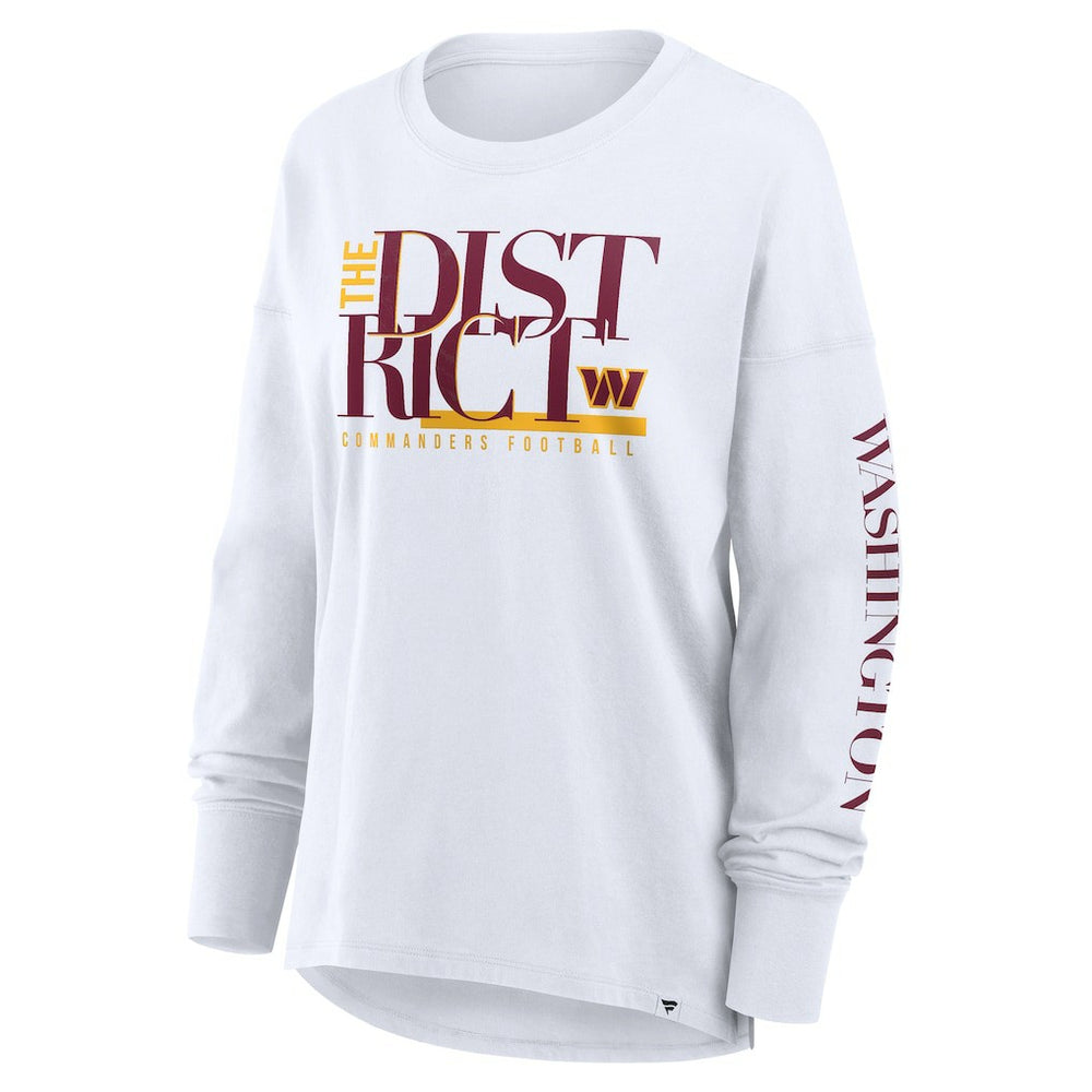 Washington Commanders Women's Hometown Legacy Long Sleeve T-Shirt White | Fanatics