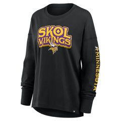 Minnesota Vikings Women's Hometown Legacy Long Sleeve T-Shirt Black | Fanatics