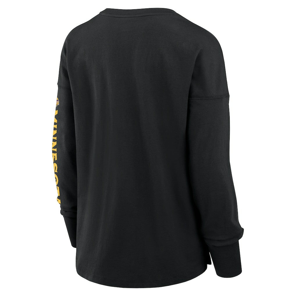 Minnesota Vikings Women's Hometown Legacy Long Sleeve T-Shirt Black | Fanatics