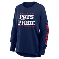 New England Patriots Women's Hometown Legacy Long Sleeve T-Shirt Navy | Fanatics