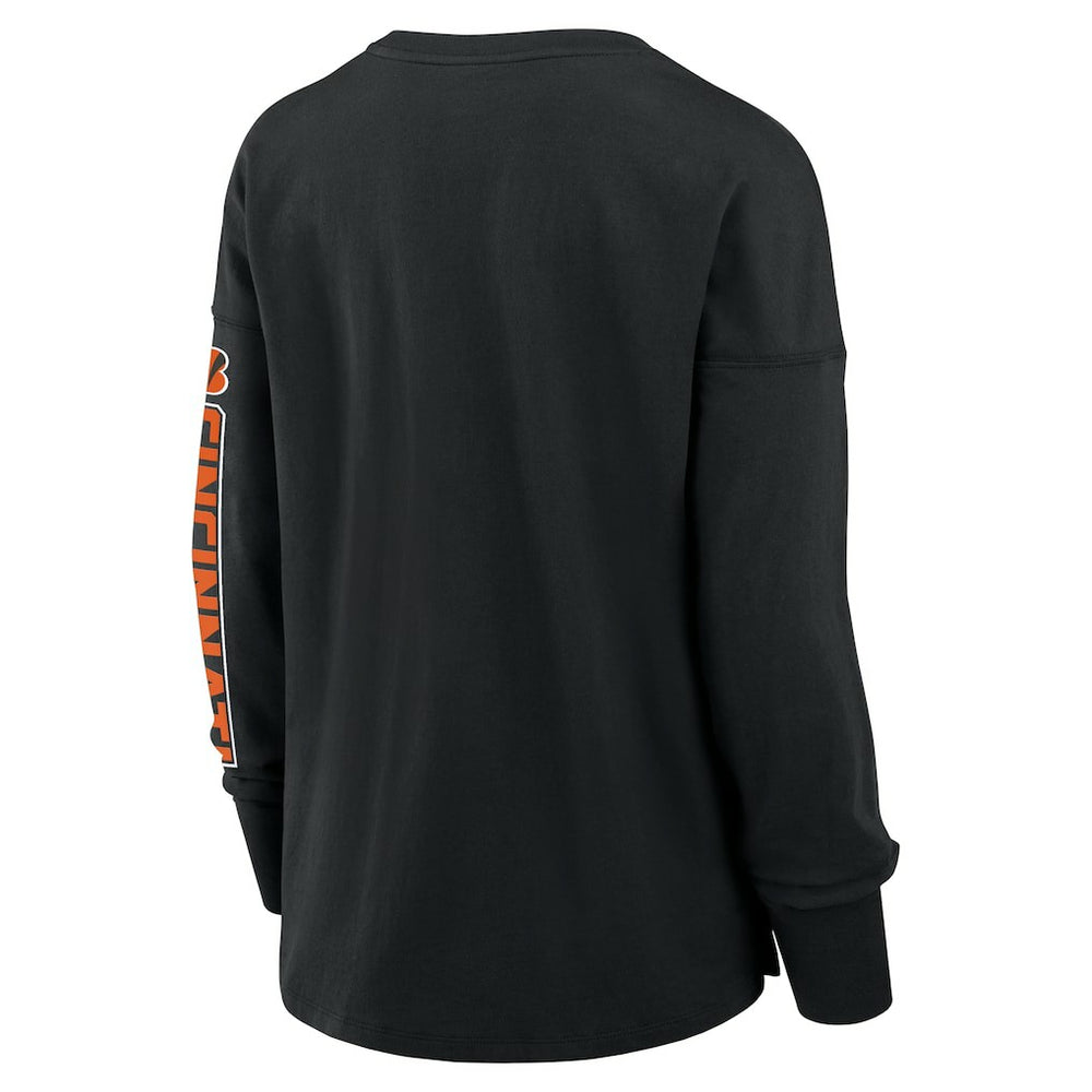 Cincinnati Bengals Women's Hometown Legacy Long Sleeve T-Shirt Black | Fanatics