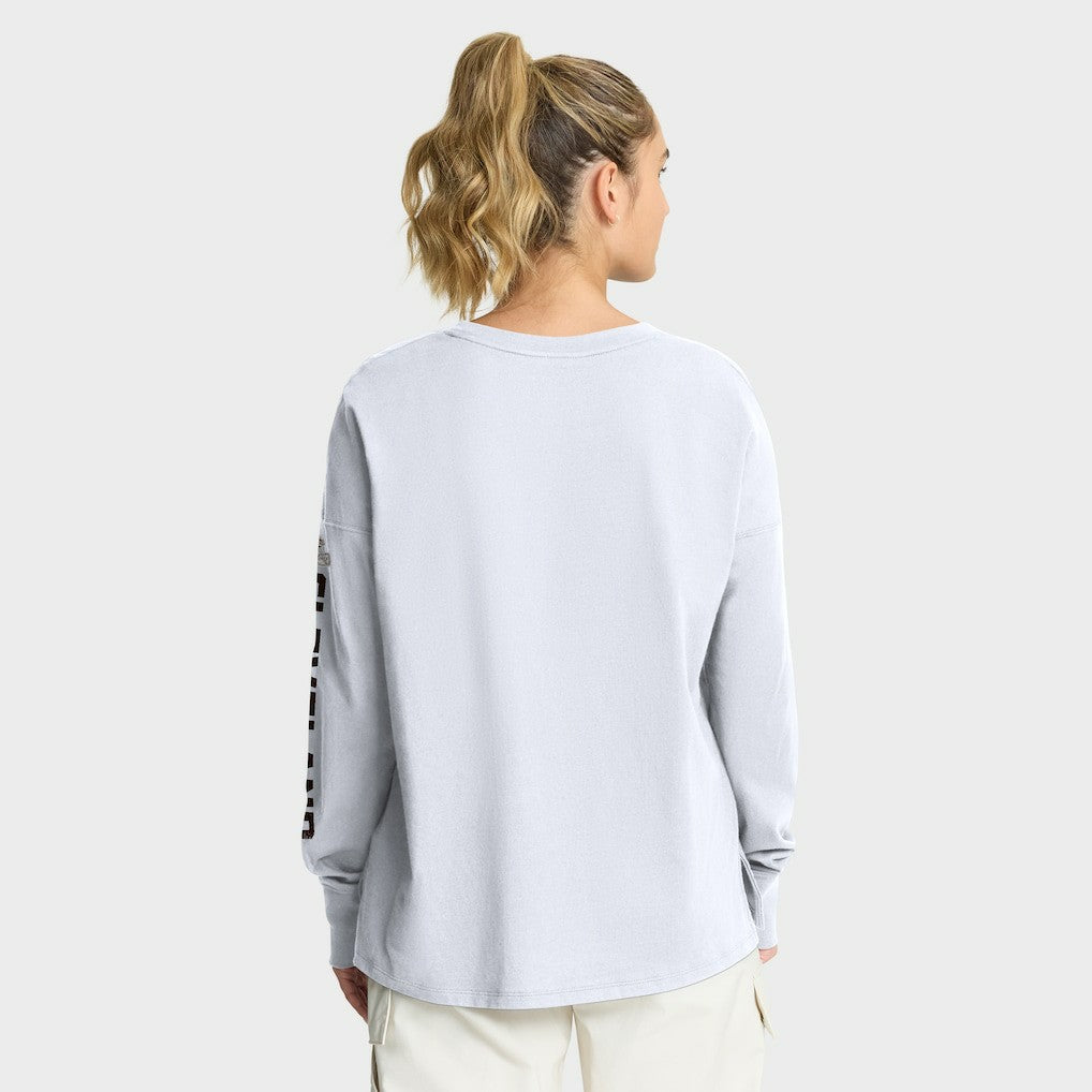 Cleveland Browns Women's Hometown Legacy Long Sleeve T-Shirt White | Fanatics