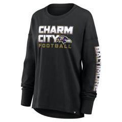Baltimore Ravens Women's Hometown Legacy Long Sleeve T-Shirt Black | Fanatics