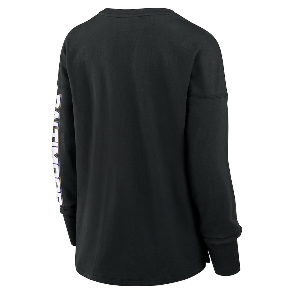 Baltimore Ravens Women's Hometown Legacy Long Sleeve T-Shirt Black | Fanatics