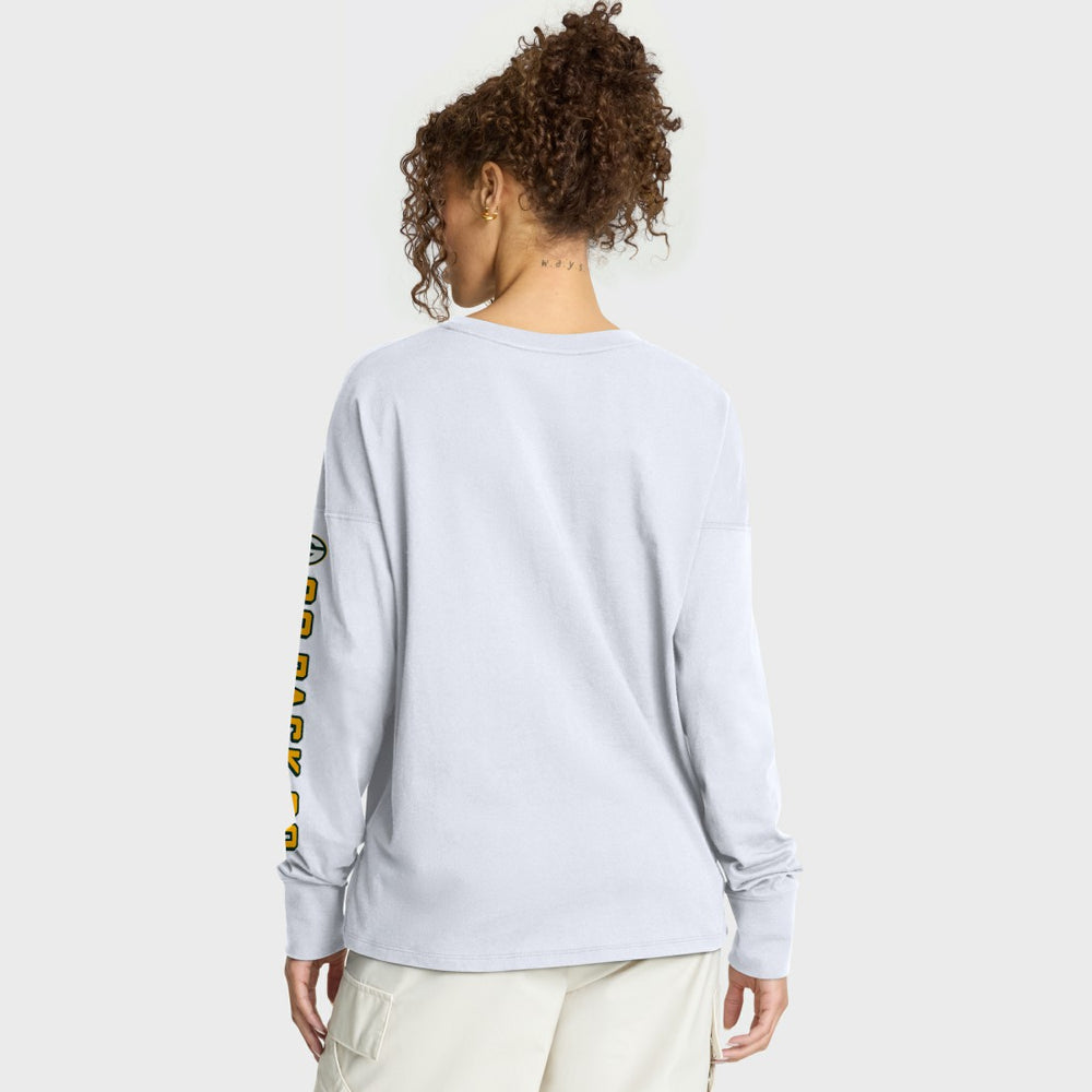 Green Bay Packers Women's Hometown Legacy Long Sleeve T-Shirt White | Fanatics