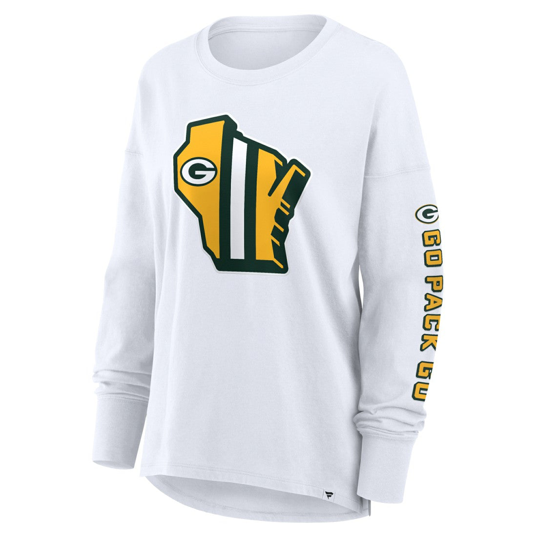 Green Bay Packers Women's Hometown Legacy Long Sleeve T-Shirt White | Fanatics