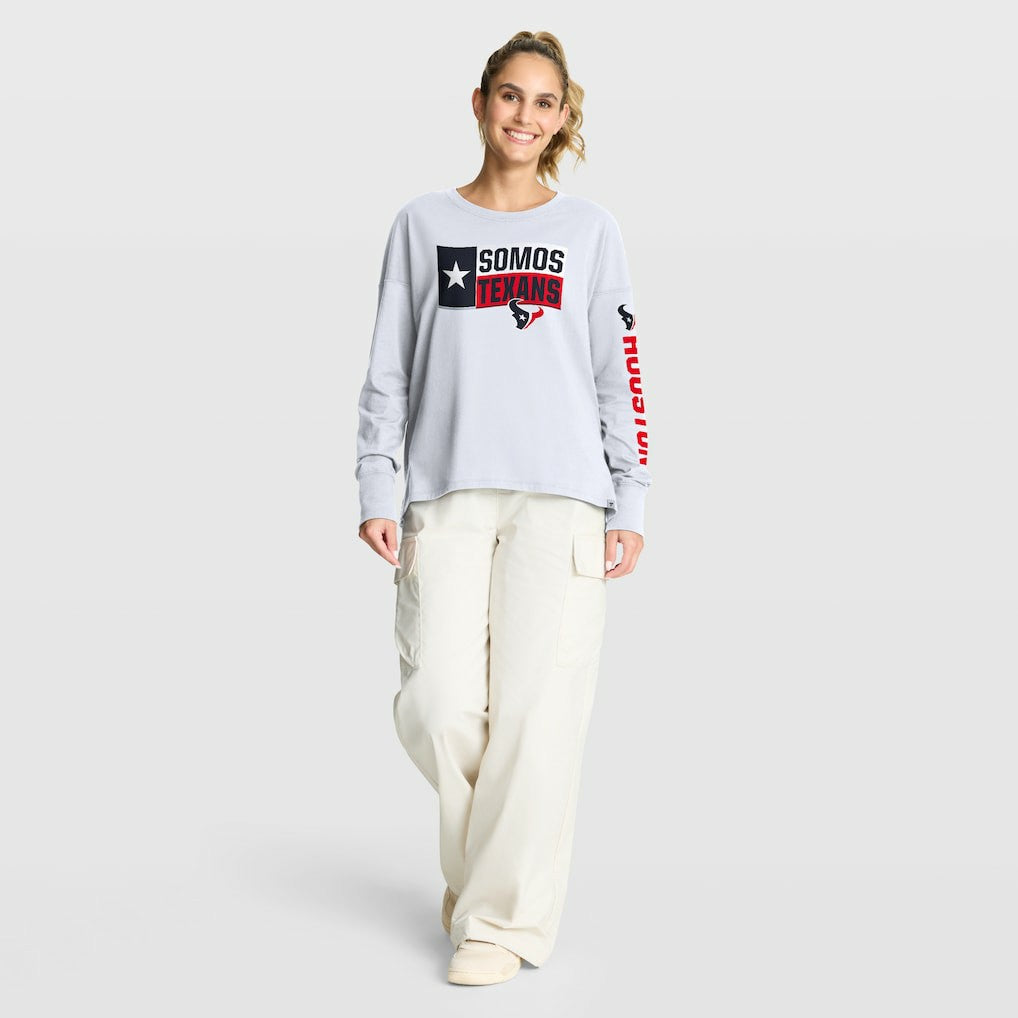 Houston Texans Women's Hometown Legacy Long Sleeve T-Shirt White | Fanatics