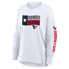 Houston Texans Women's Hometown Legacy Long Sleeve T-Shirt White | Fanatics