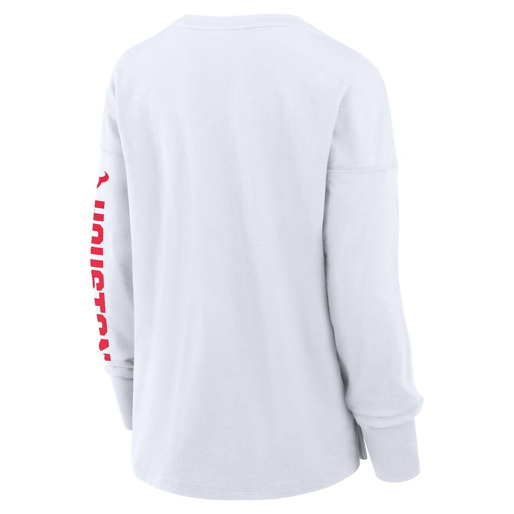 Houston Texans Women's Hometown Legacy Long Sleeve T-Shirt White | Fanatics