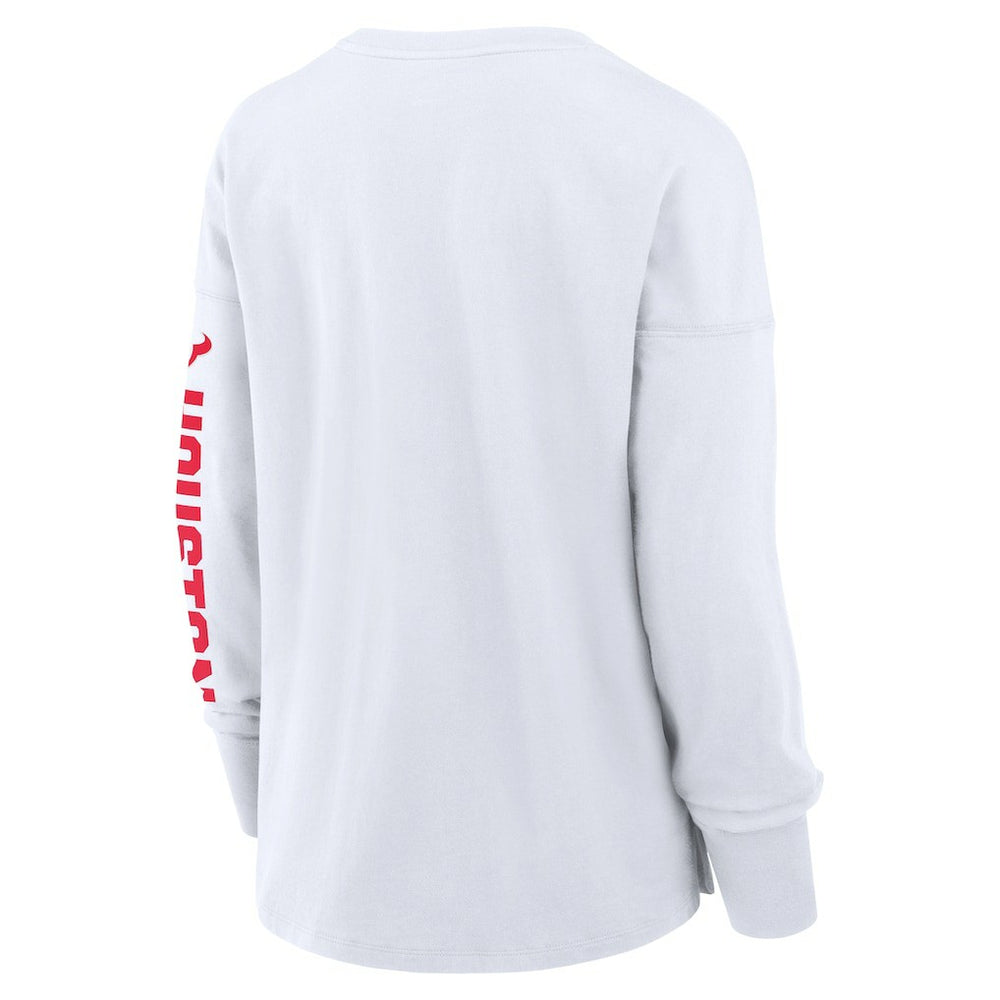 Houston Texans Women's Hometown Legacy Long Sleeve T-Shirt White | Fanatics
