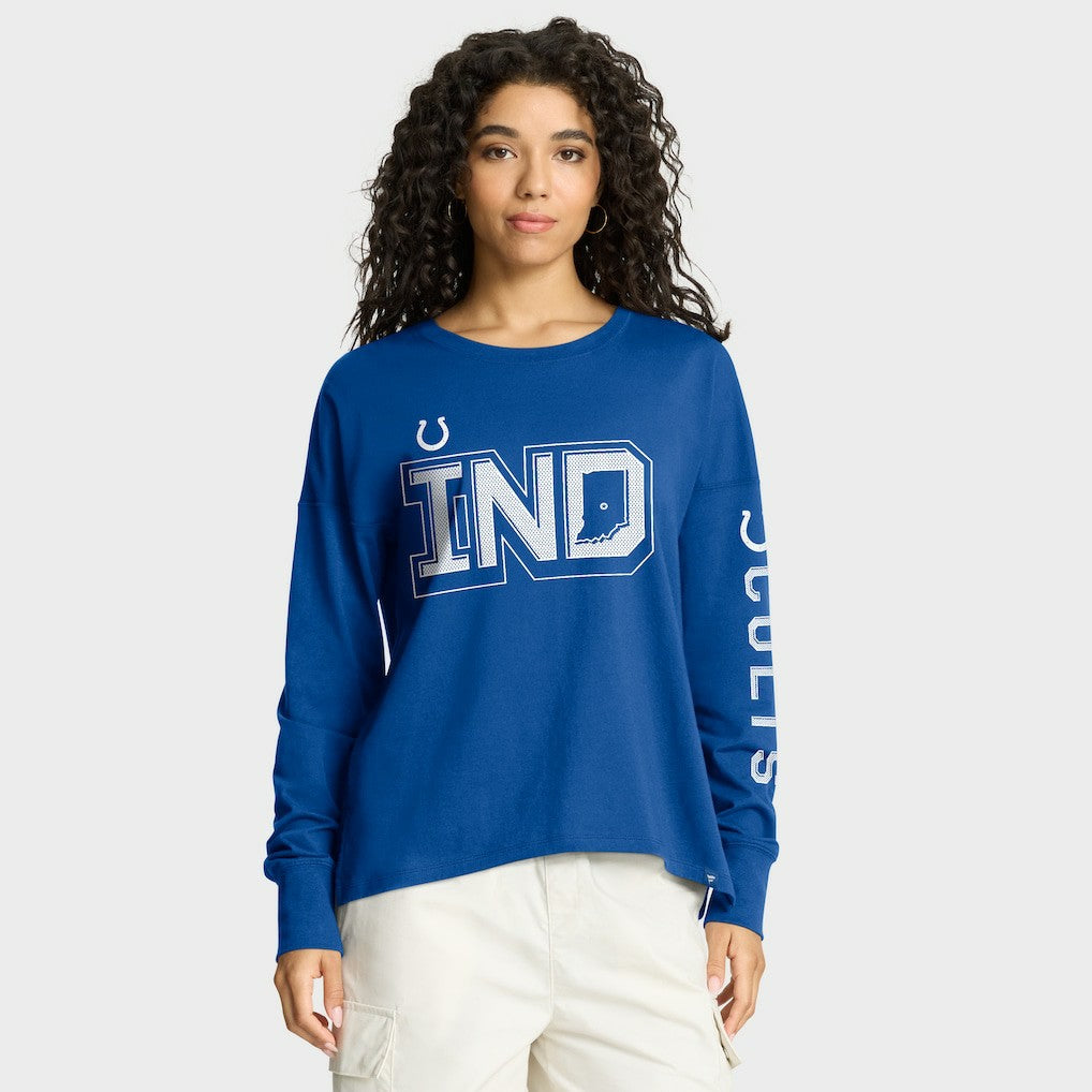 Indianapolis Colts Women's Hometown Legacy Long Sleeve T-Shirt Royal | Fanatics