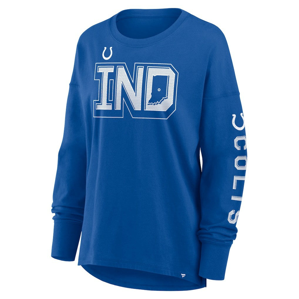 Indianapolis Colts Women's Hometown Legacy Long Sleeve T-Shirt Royal | Fanatics