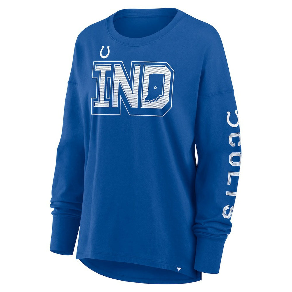 Indianapolis Colts Women's Hometown Legacy Long Sleeve T-Shirt Royal | Fanatics