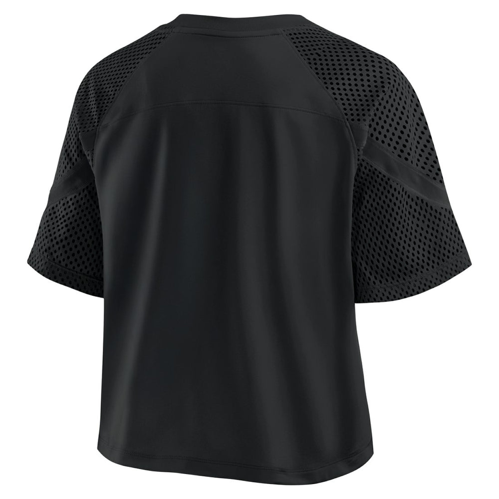Tampa Bay Buccaneers Women's Oversized Raglan V-Neck Blackout Fashion Jersey | Fanatics