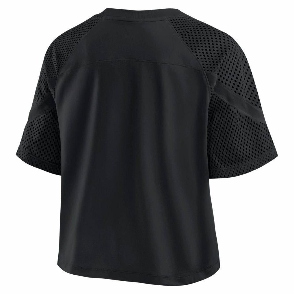 Kansas City Chiefs Women's Oversized Raglan V-Neck Blackout Fashion Jersey | Fanatics