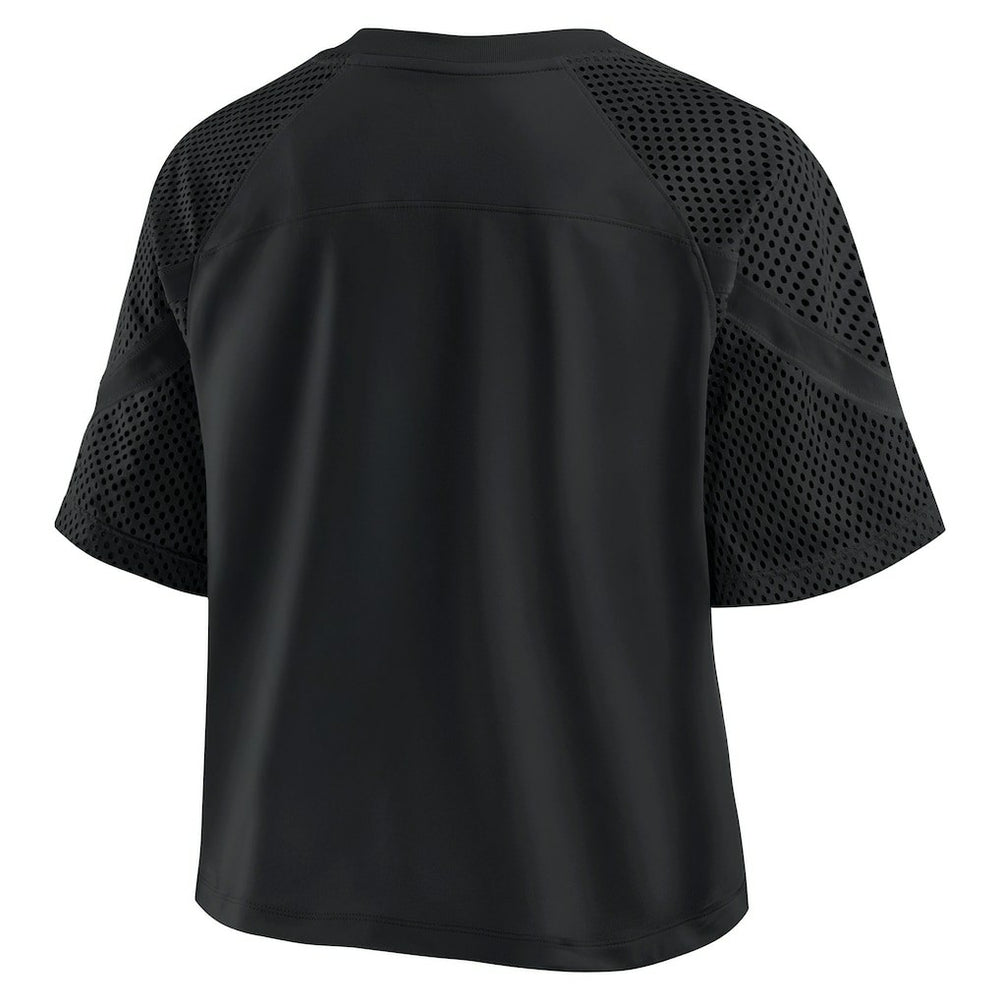 Miami Dolphins Women's Oversized Raglan V-Neck Blackout Fashion Jersey | Fanatics