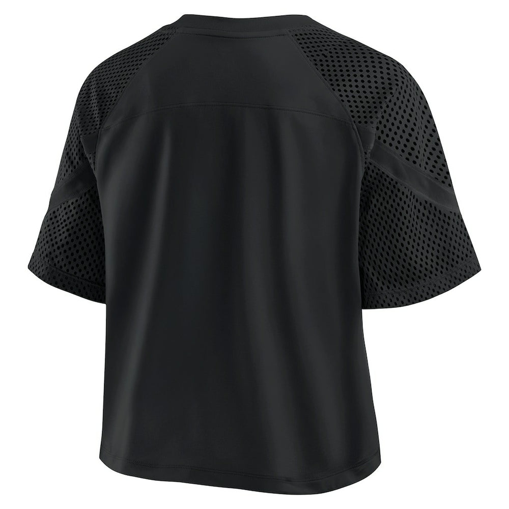 Philadelphia Eagles Women's Oversized Raglan V-Neck Blackout Fashion Jersey | Fanatics