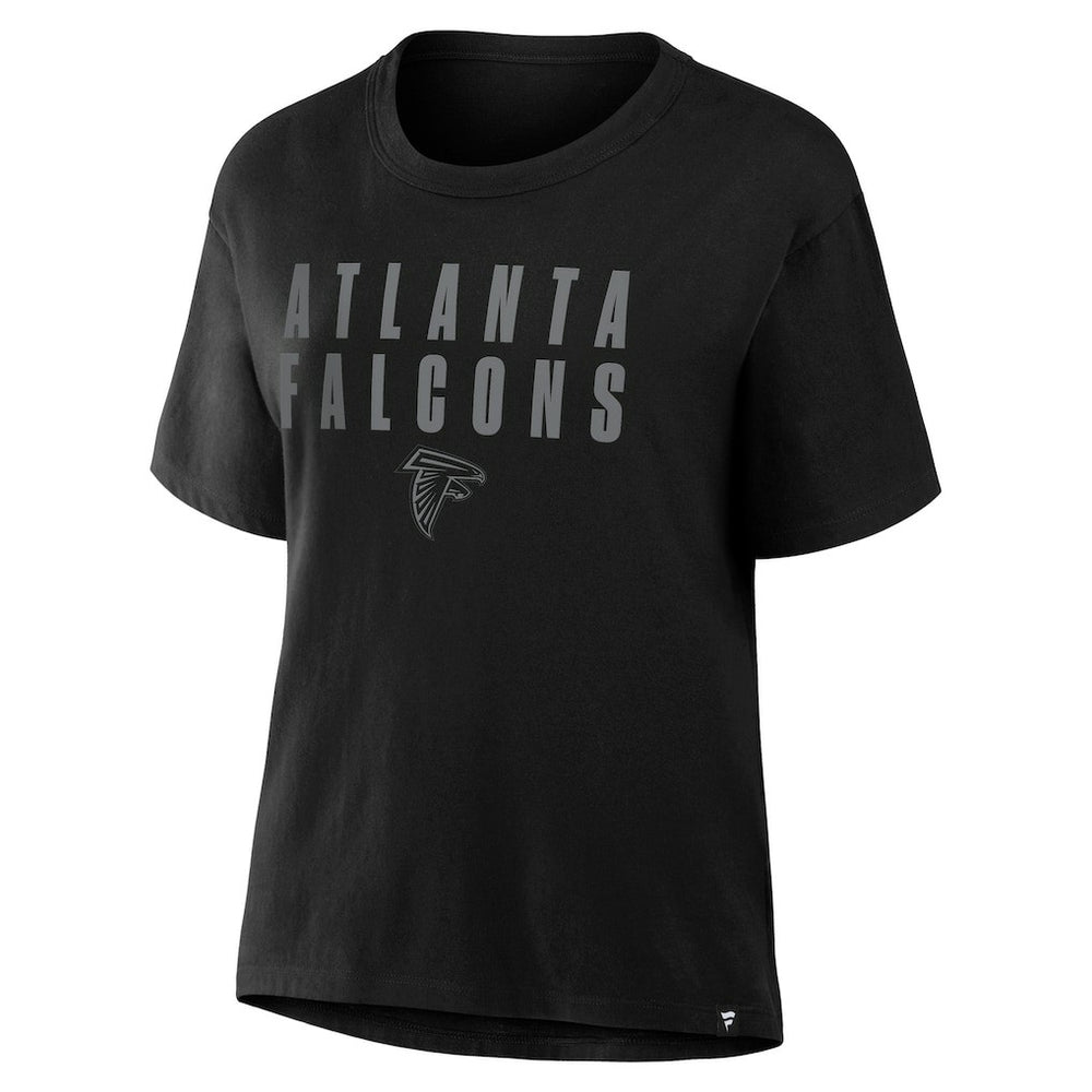 Atlanta Falcons Women's Blackout Kneel Down Legacy T-Shirt Black | Fanatics