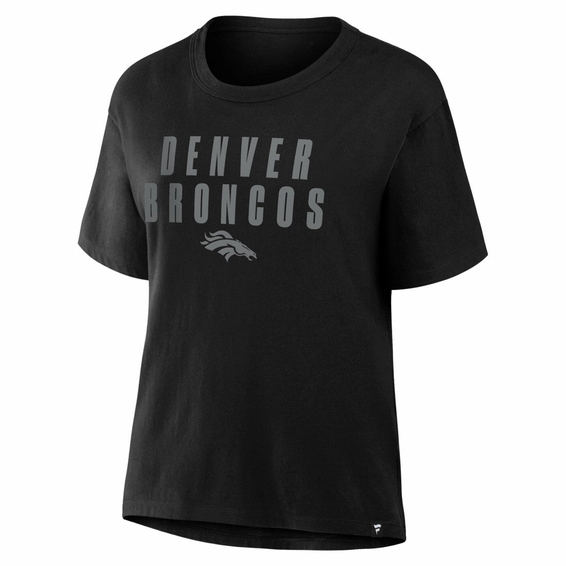 Denver Broncos Women's Blackout Kneel Down Legacy T-Shirt Black | Fanatics