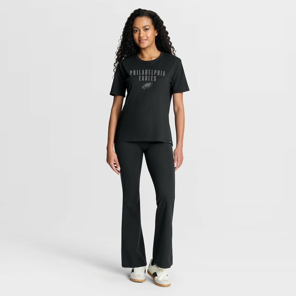 Philadelphia Eagles Women's Blackout Kneel Down Legacy T-Shirt Black | Fanatics