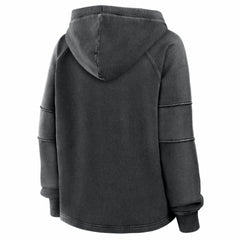 Green Bay Packers Women's Oversized Raglan Gridiron Hoodie Black | Fanatics