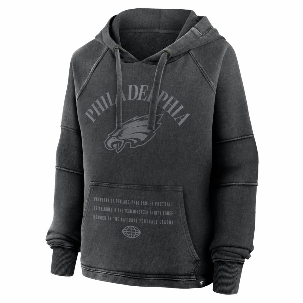 Philadelphia Eagles Women's Oversized Raglan Gridiron Hoodie Black | Fanatics