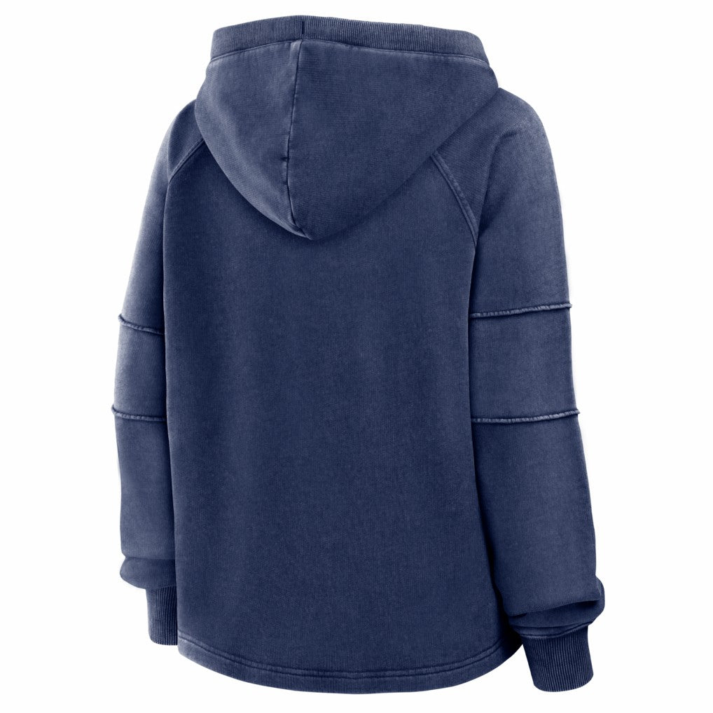 Denver Broncos Women's Oversized Raglan Gridiron Hoodie Navy | Fanatics