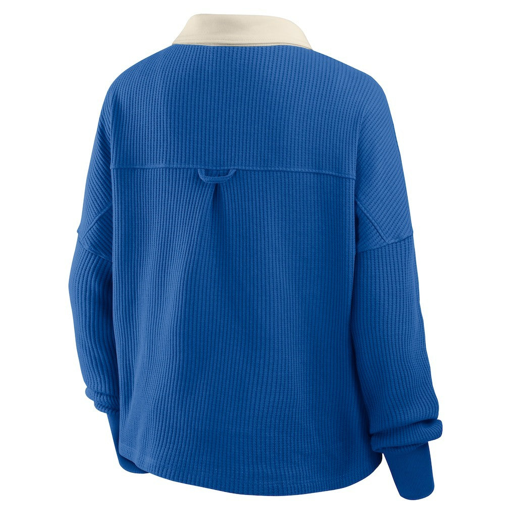Buffalo Bills Women's Oversized Hometown Premium Thermal Long Sleeve Shirt Royal | Fanatics