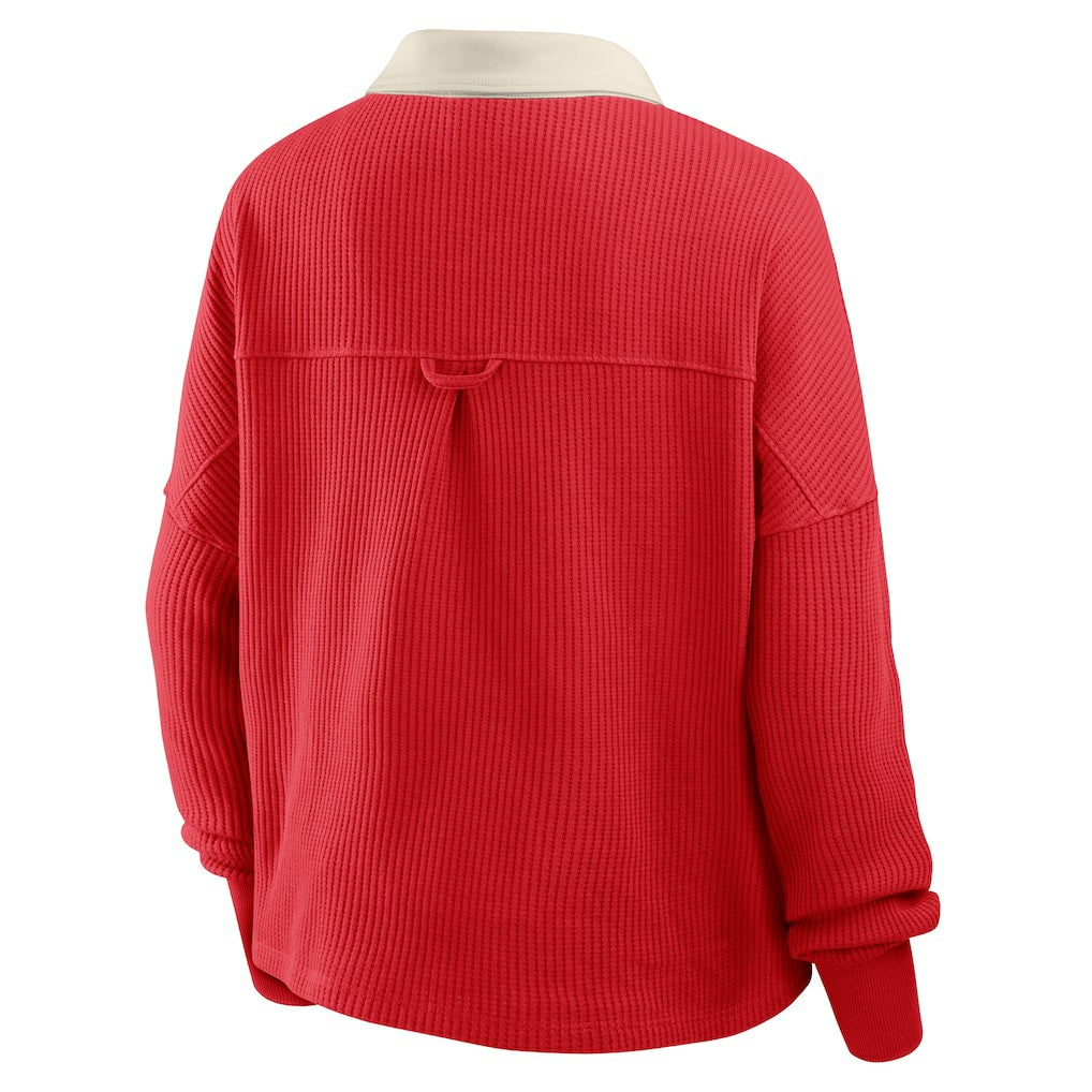 Kansas City Chiefs Women's Oversized Hometown Premium Thermal Long Sleeve Shirt Red | Fanatics
