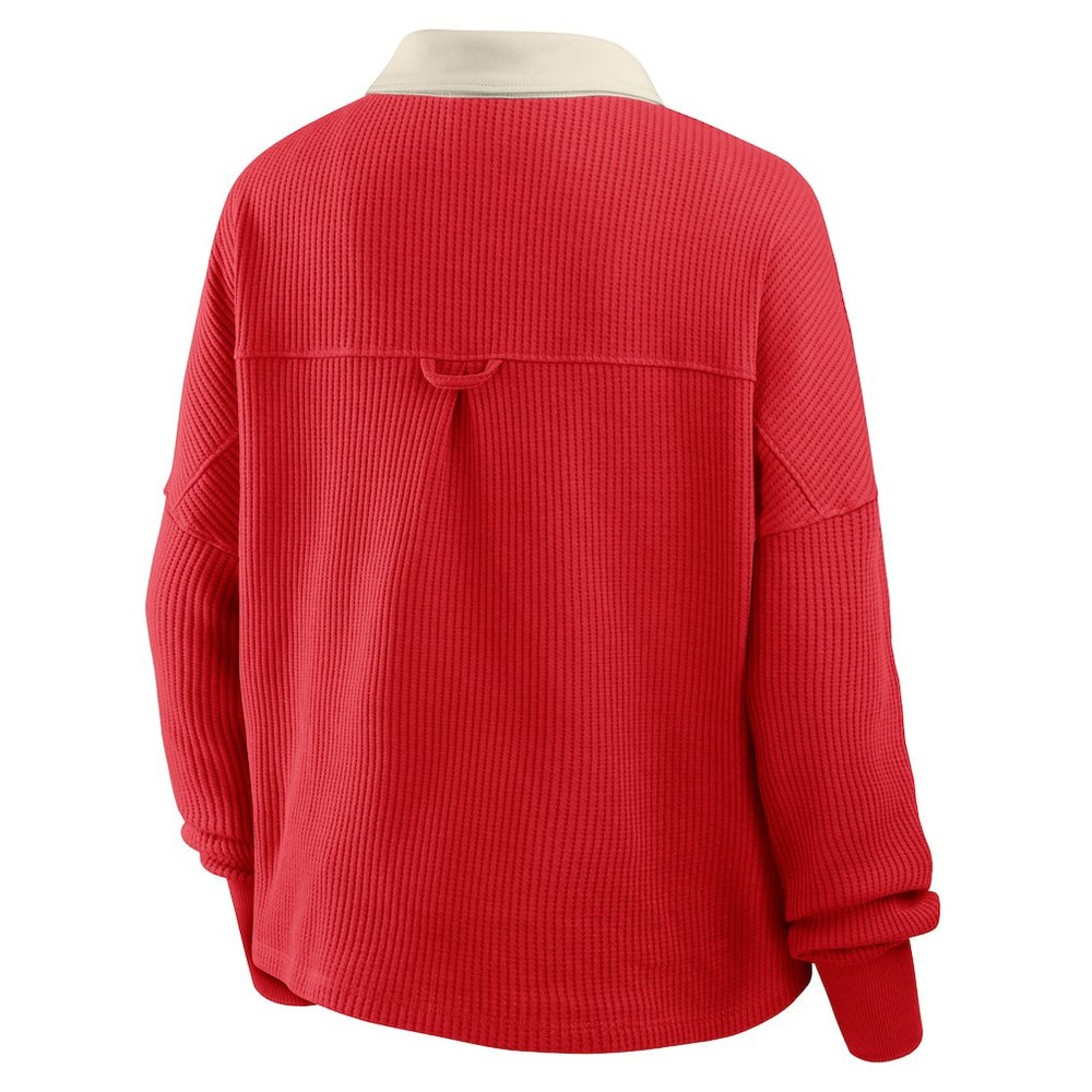 Kansas City Chiefs Women's Oversized Hometown Premium Thermal Long Sleeve Shirt Red | Fanatics
