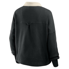 Pittsburgh Steelers Women's Oversized Hometown Premium Thermal Long Sleeve Shirt Black | Fanatics