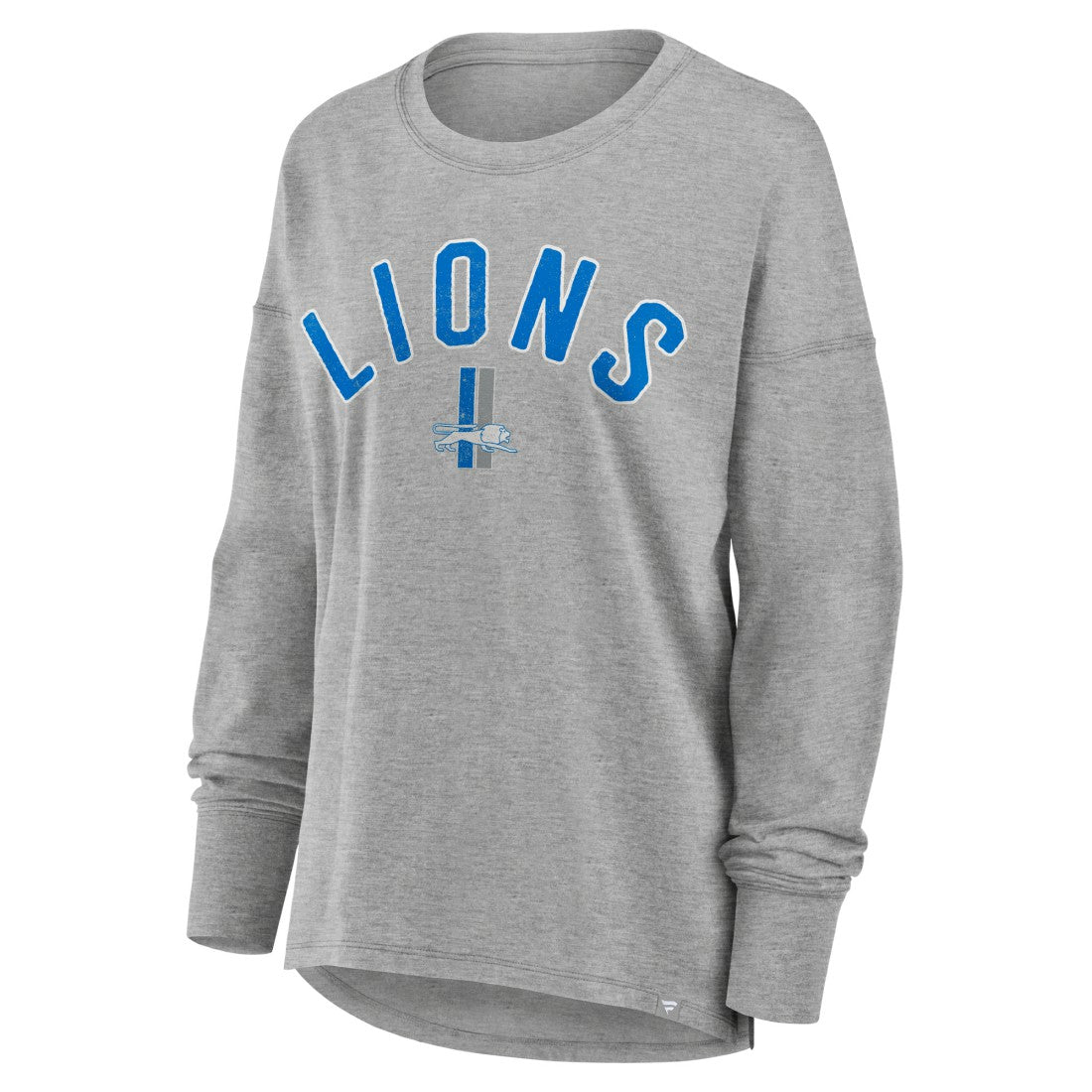 Detroit Lions Women's Hometown Legacy Long Sleeve T-Shirt Heather Gray | Fanatics